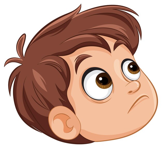 Personaje de dibujos animados de Curiosity Boy