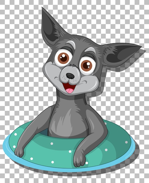 Vector gratuito personaje de dibujos animados de perro chihuahua