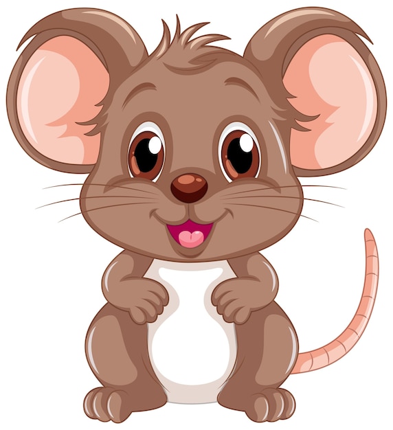 Vector gratuito el personaje de dibujos animados del ratón
