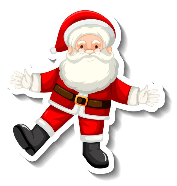 Personaje de dibujos animados de Santa Claus
