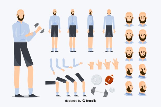 Personaje para diseño de movimient