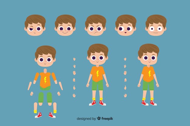 Personaje para diseño de movimient
