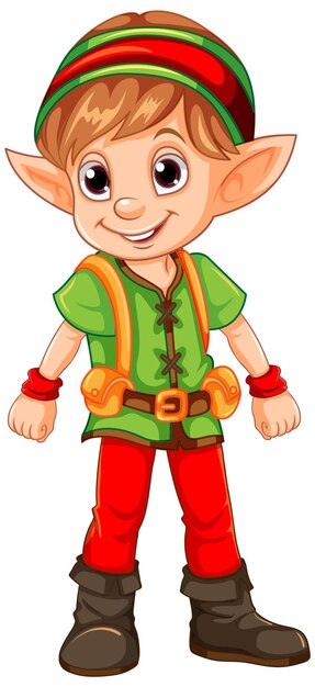 El personaje del elfo de Navidad