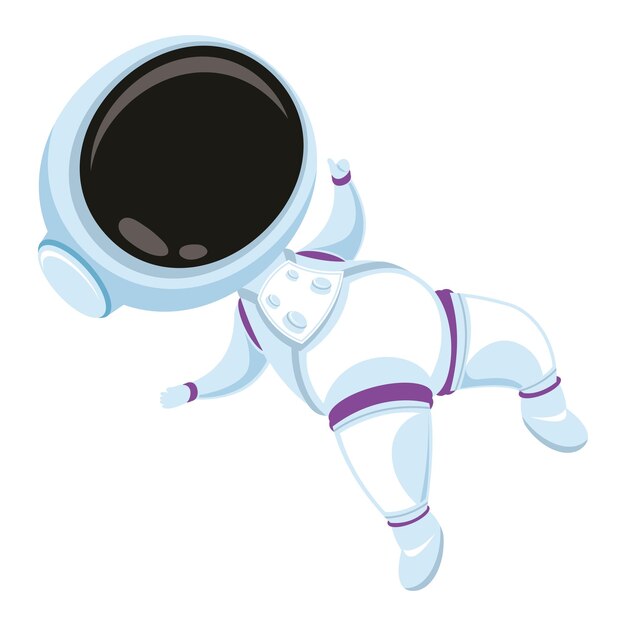 personaje exterior del espacio astronauta
