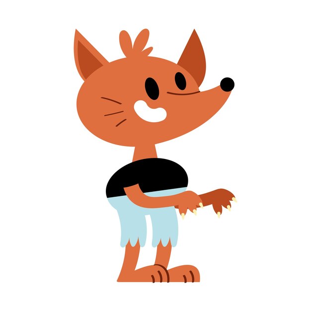 personaje de halloween hombre lobo