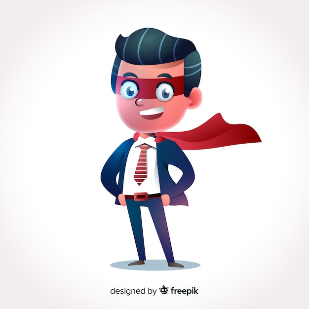 Personaje de hombre de negocios en 3d