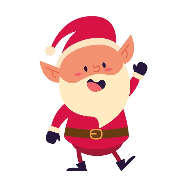 Vector gratuito el personaje de navidad, santa claus.