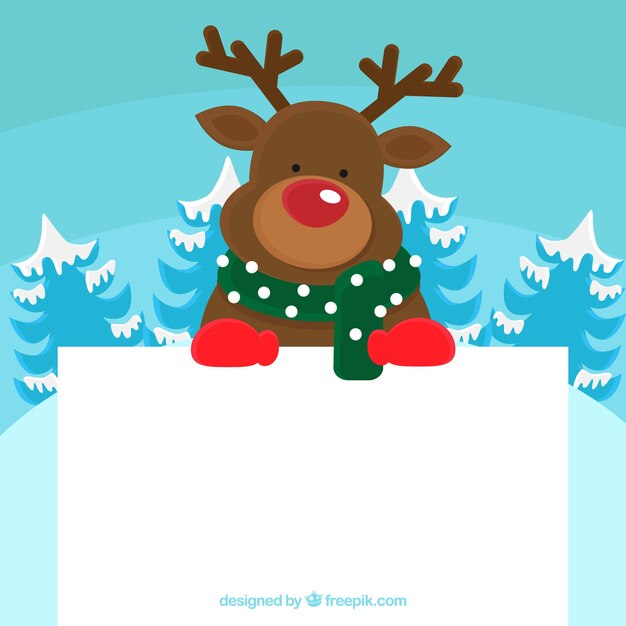 Personaje navideño con carta