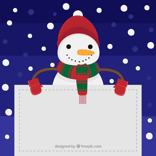 Personaje navideño con carta