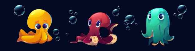 El personaje del pulpo es un dibujante de calamares marinos.