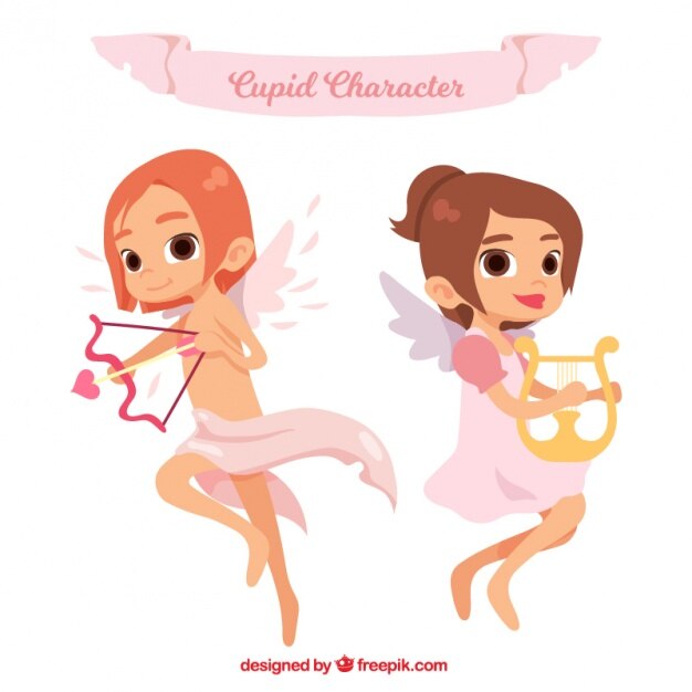 Personajes de cupido bonitos