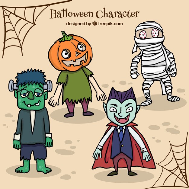 Personajes espeluznantes para halloween 