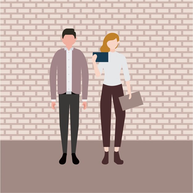 personajes de gente de negocios