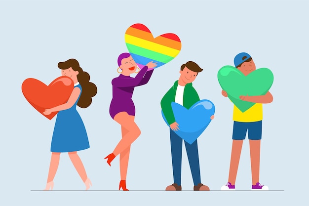 Vectores e ilustraciones de Diversidad sexual para descargar gratis |  Freepik