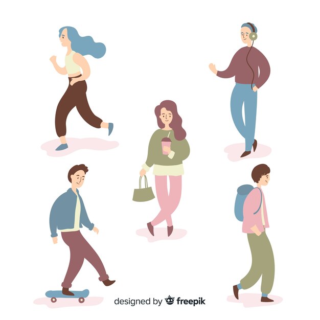 Personas haciendo actividades al aire libre
