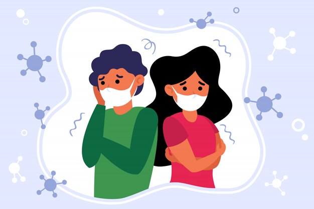 Personas infelices preocupadas que sienten ansiedad
