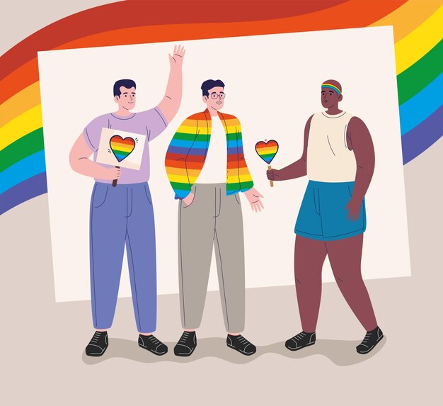 personas lgtbi interraciales