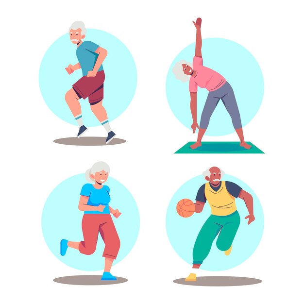 Personas mayores activas