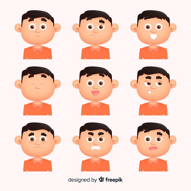Personas mostrando emociones