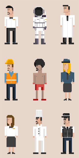 Personas de ocho bits