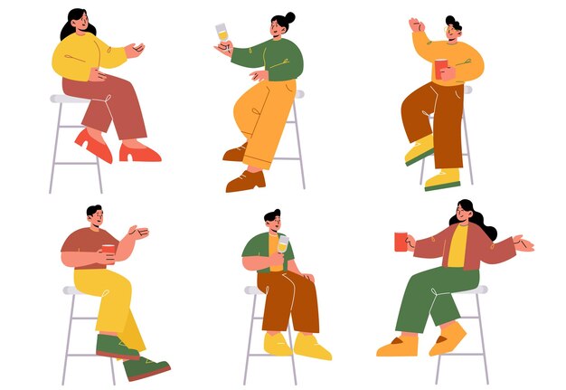 Las personas que beben vino que datan celebran la fiesta.