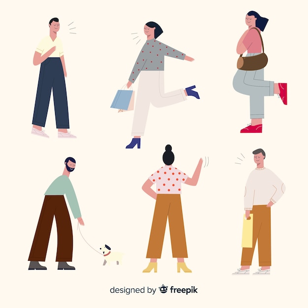 Personas que realizan actividades al aire libre.