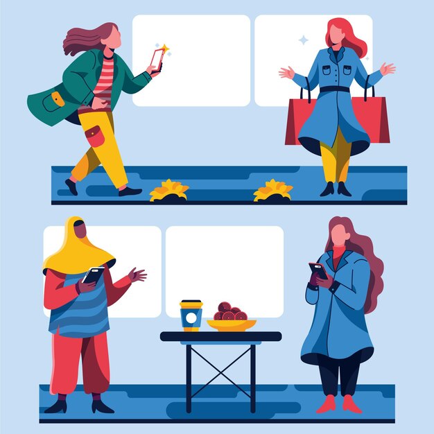 Personas que toman fotos con teléfonos inteligentes