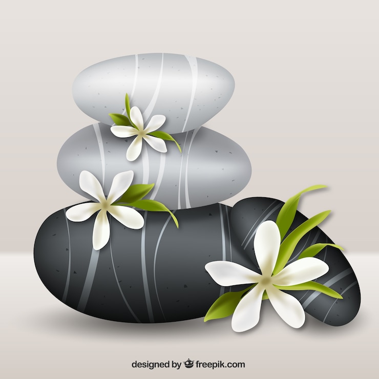 Vector gratuito piedras del balneario