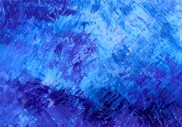 Pincel abstracto textura azul