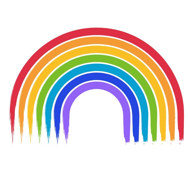 Las pinceladas del arco iris