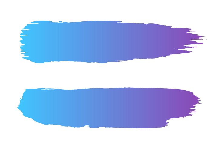 Vector gratuito pinceladas en gradiente