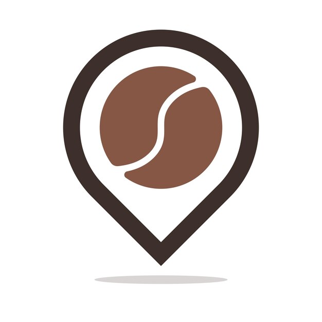 Píndolo de ubicación del grano de café