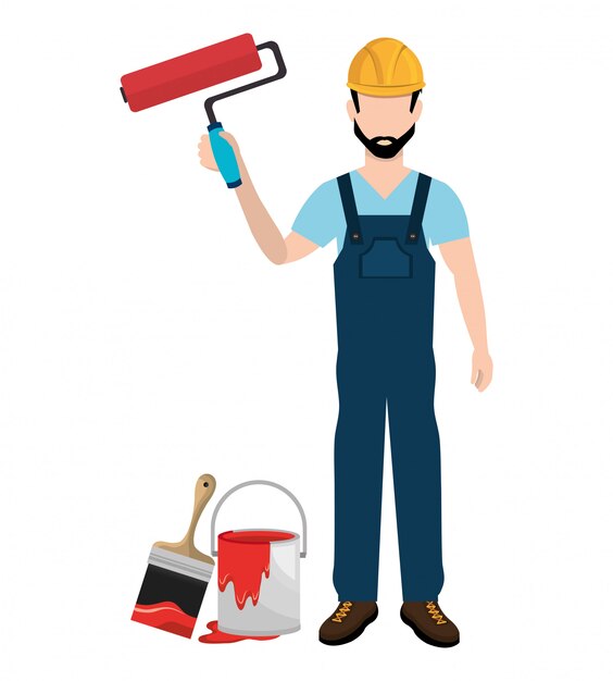 Pintor trabajador