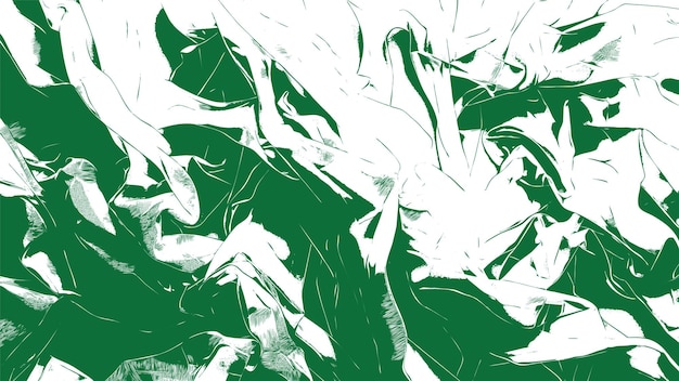 Pintura abstracta verde