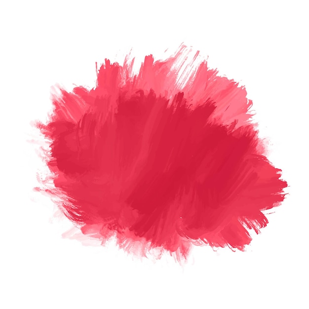 Pintura de acuarela rosa moderna sobre un fondo blanco