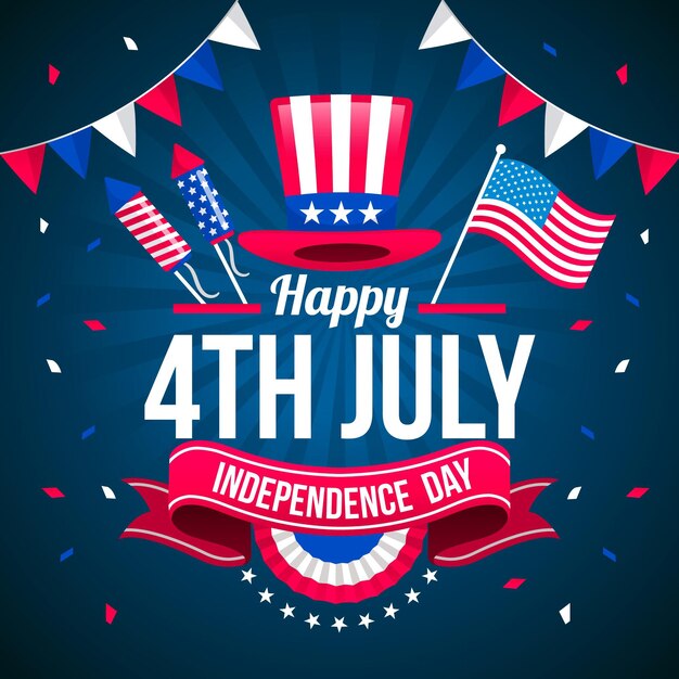 Piso 4 de julio día de la independencia