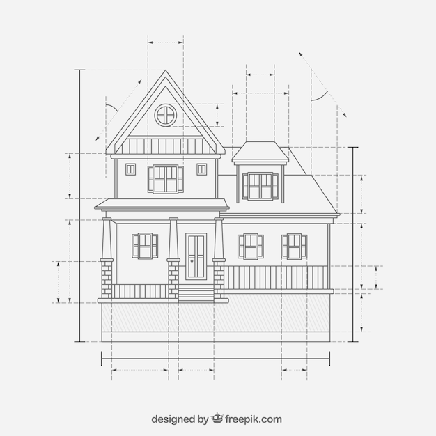 Planes de diseño de la casa