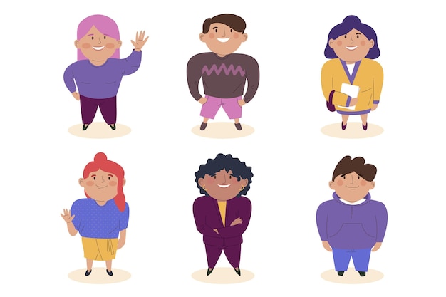 Plano diferentes personas mirando hacia arriba