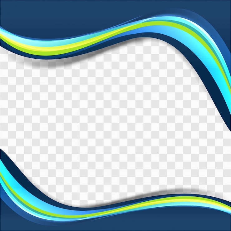 Vector gratuito plantilla abstracta de formas onduladas