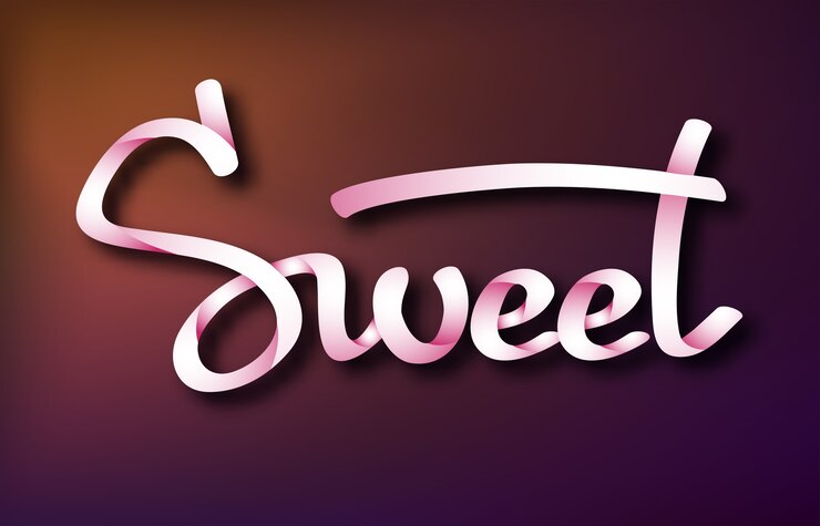 Vector gratuito plantilla abstracta tipográfica con caligrafía elegante