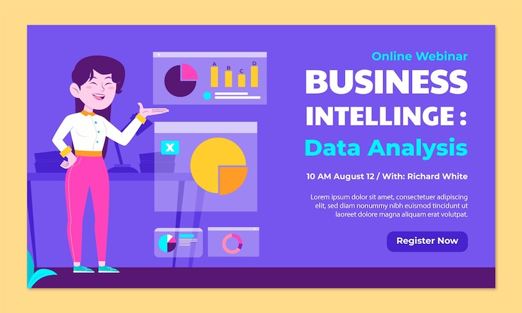 Vector gratuito plantilla de análisis de datos dibujada a mano