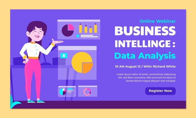 Plantilla de análisis de datos dibujada a mano