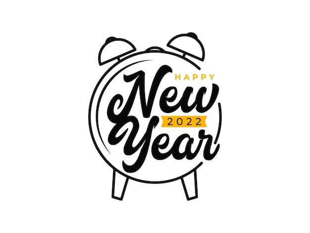 Plantilla de banner de celebración de feliz año nuevo 2022