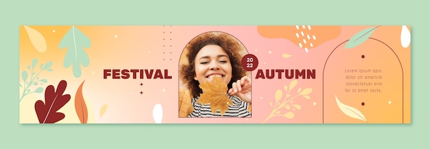 Plantilla de banner de contracción degradada para la celebración del festival del medio otoño