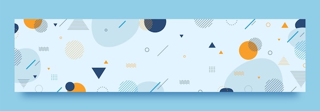 Plantilla de banner de contracción de fiesta de despedida de diseño plano