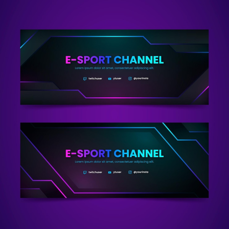 Vector gratuito plantilla de banner degradado