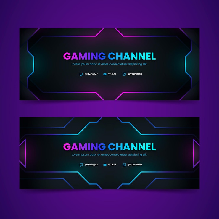 Vector gratuito plantilla de banner degradado