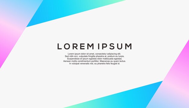 Plantilla de banner de diseño gráfico