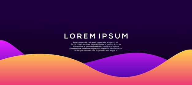 Plantilla de banner de diseño gráfico