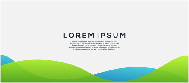 Plantilla de banner de diseño gráfico
